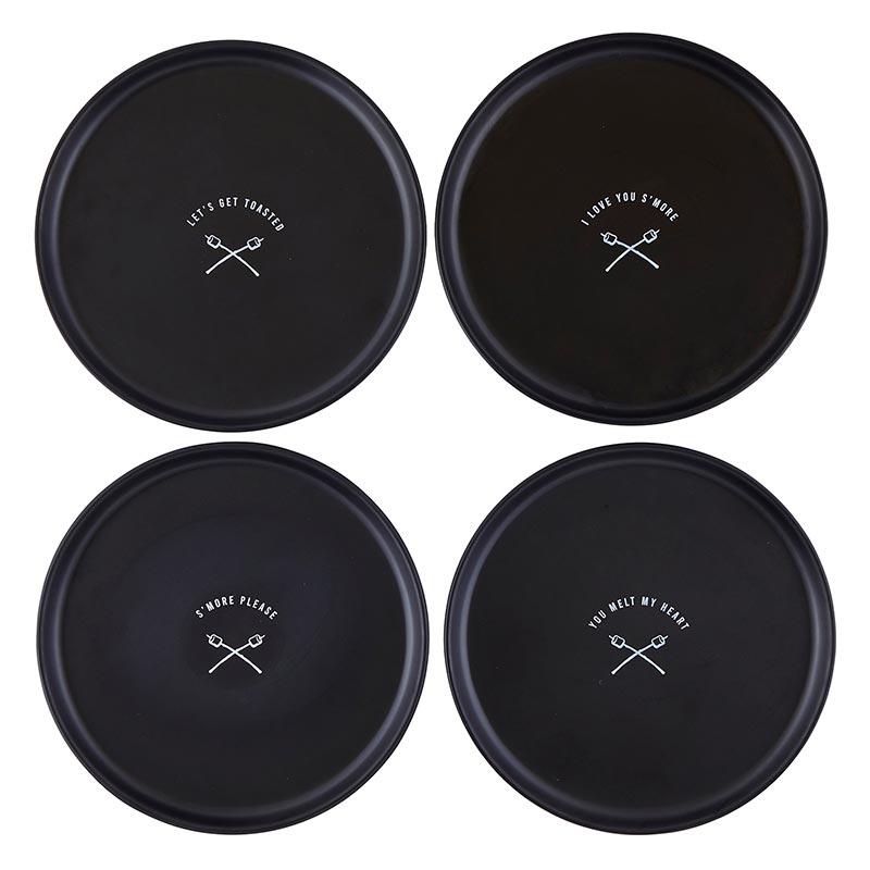 Santa Barbara Design Studio S'mores Melamine Appetizer Plate, Small - Set of 8 - lily & onyx