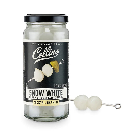 Collins Snow White Cocktail Onions, 8 Oz - lily & onyx