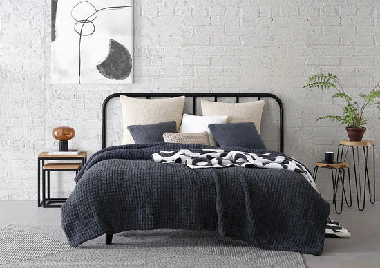 Load image into Gallery viewer, Sunday Citizen Snug Waffle Mini Pillow - lily &amp;amp; onyx
