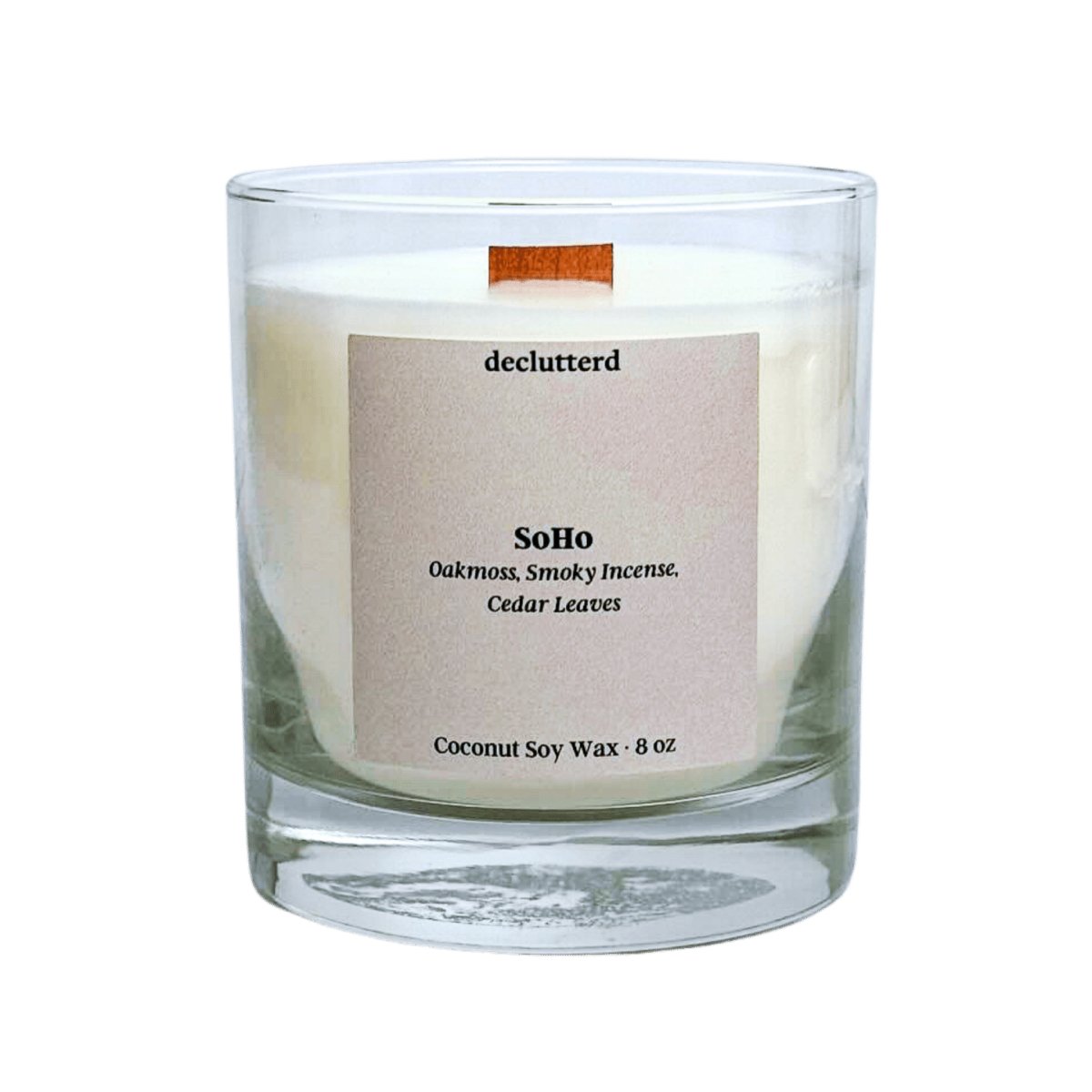 declutterd SoHo Wood Wick Candle - lily & onyx