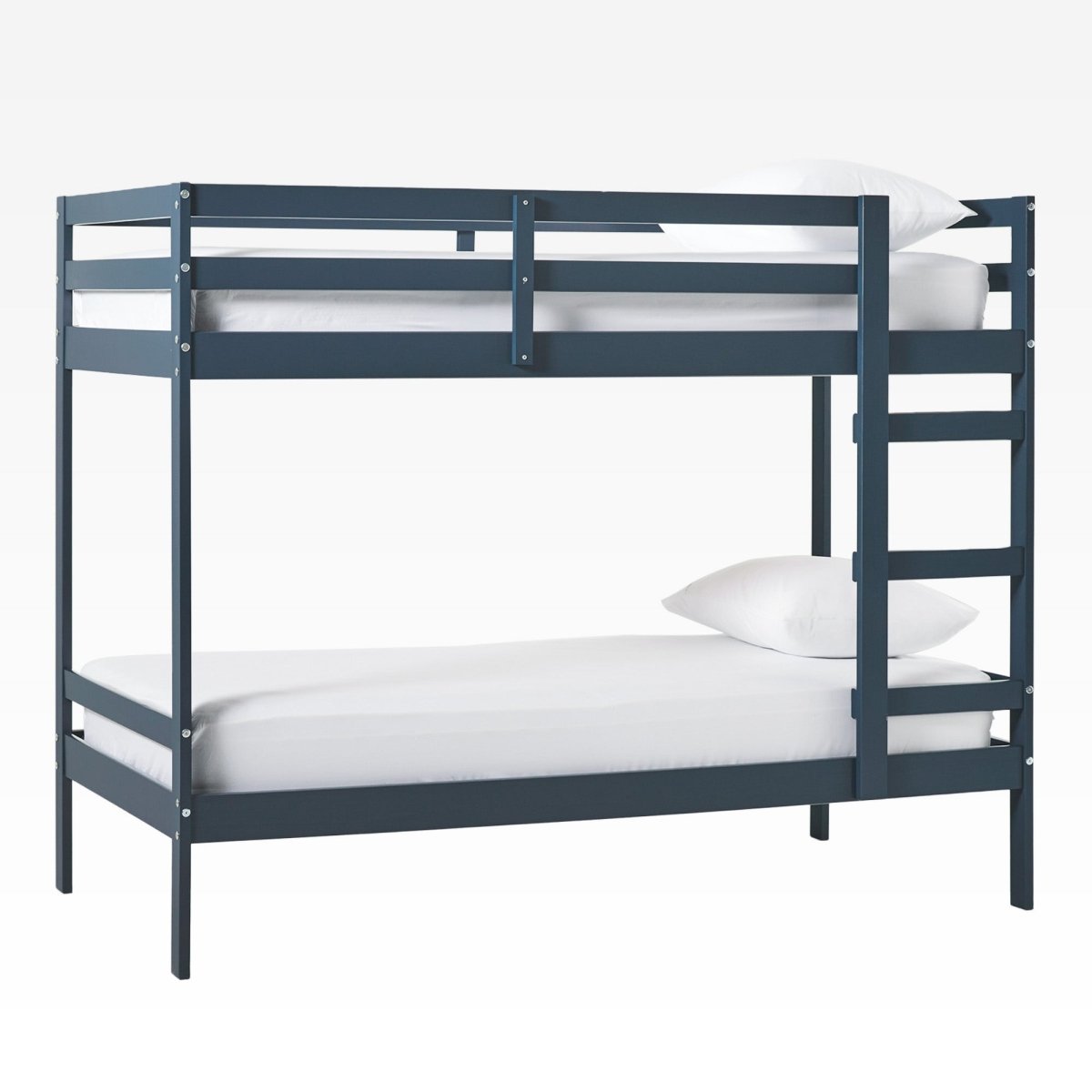 Walker Edison Sophie Simple Solid Wood Twin Over Twin Bunk Bed - lily & onyx