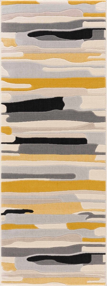 Load image into Gallery viewer, Hauteloom Southfields Mustard Area Rug - lily &amp;amp; onyx
