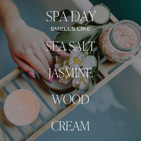 Sweet Water Decor Spa Day Soy Candle - Amber Jar - 9 oz - lily & onyx