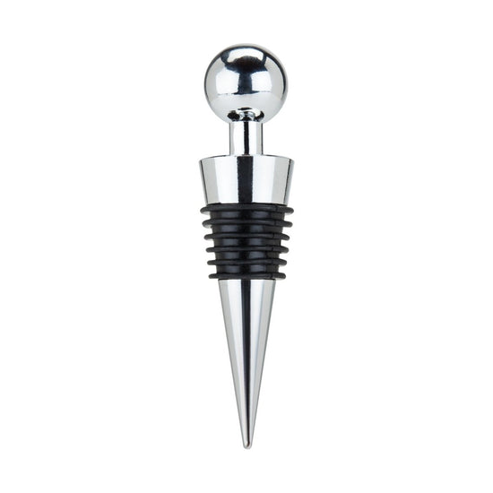 Load image into Gallery viewer, TRUE Sphere™ Chrome Bottle Stopper - lily &amp;amp; onyx

