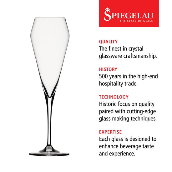 Spiegelau Spiegelau Willsberger Champagne Flute, 8.5 oz, Set of 4 - lily & onyx