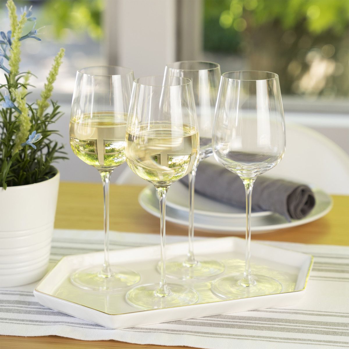 Spiegelau Spiegelau Willsberger White Wine Glass, 12.9 oz, Set of 4 - lily & onyx