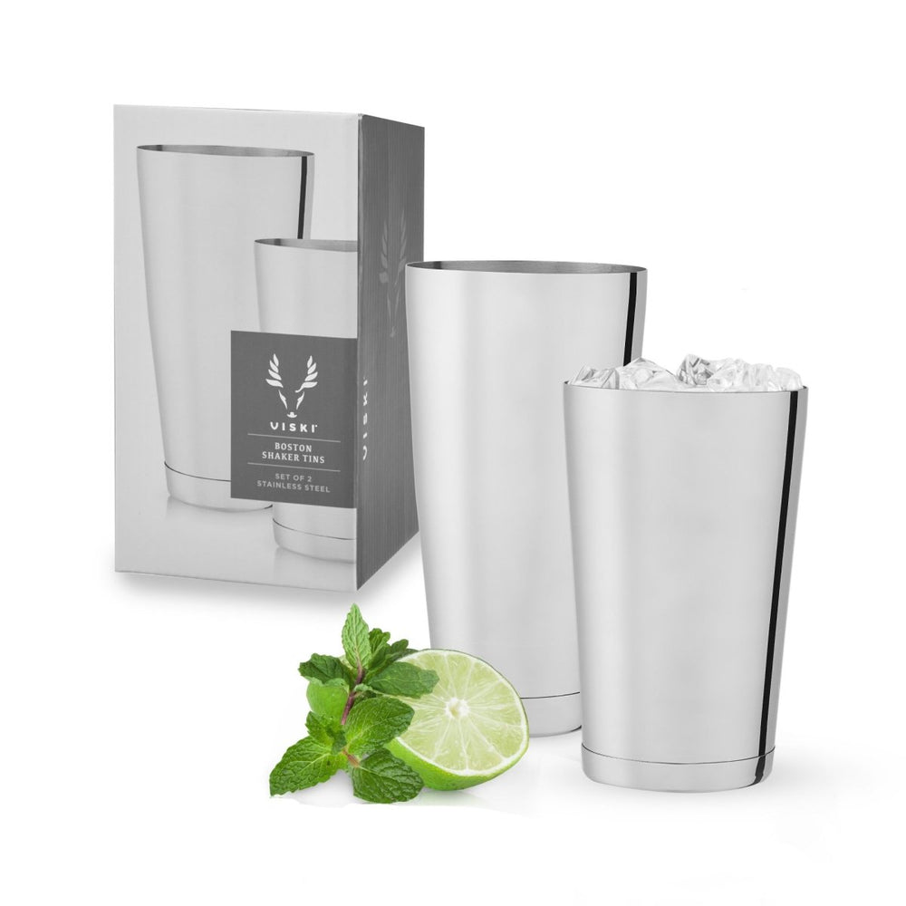
                      
                        Viski Stainless Shaker Tin Set, 18oz & 28oz - lily & onyx
                      
                    