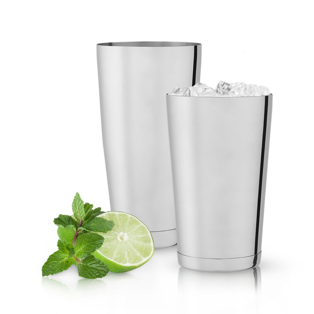 
                      
                        Viski Stainless Shaker Tin Set, 18oz & 28oz - lily & onyx
                      
                    