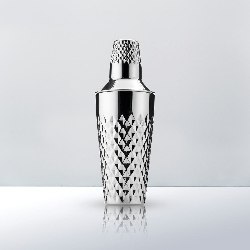 Viski Stainless Steel 25oz Faceted Cocktail Shaker - lily & onyx