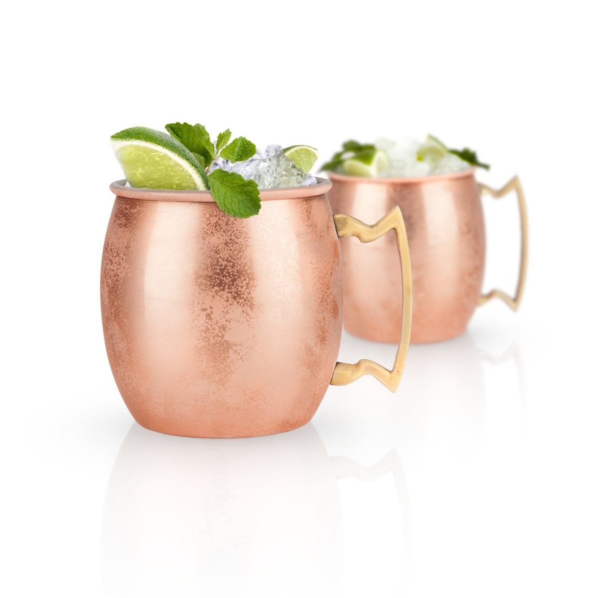 TRUE Stainless Steel Moscow Mule Cocktail Mug with Smooth Copper Finish - lily & onyx