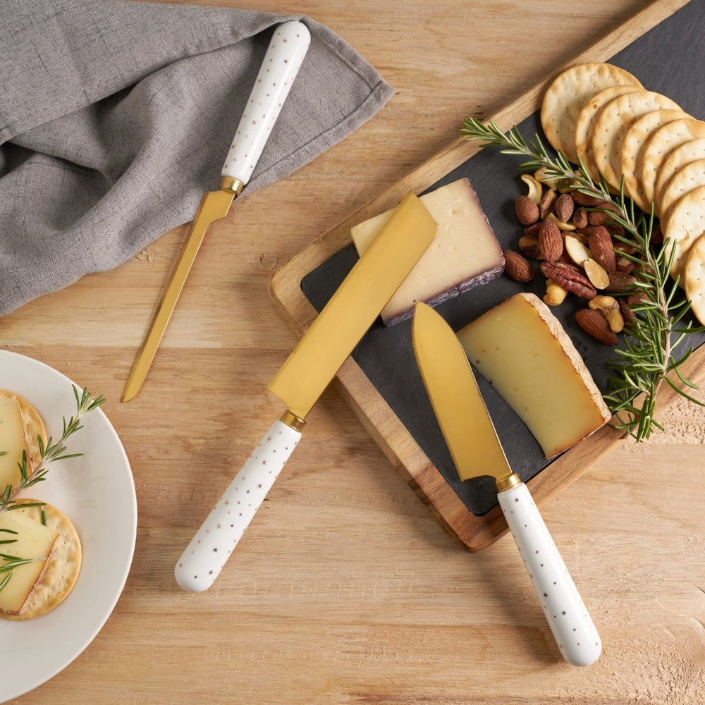 
                      
                        Twine Starlight Cheese Knife Set - lily & onyx
                      
                    