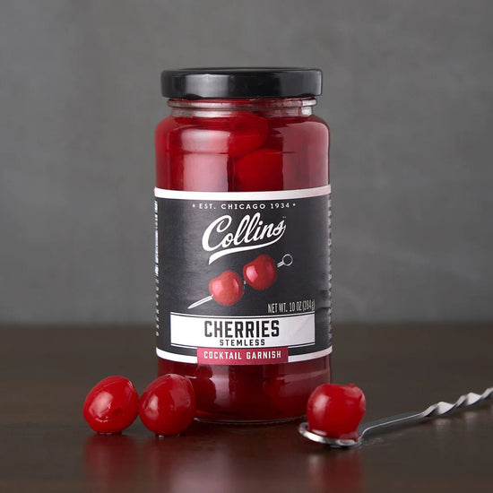 Collins Stemless Cocktail Cherries, 10 Oz - lily & onyx