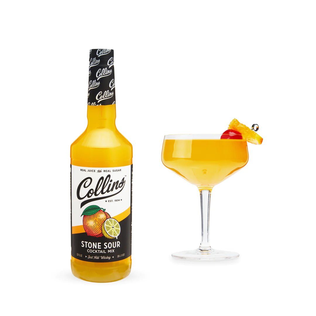 Collins Stone Sour Cocktail Mix, 32 Oz - lily & onyx