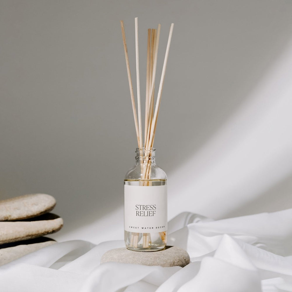 Sweet Water Decor Stress Relief Clear Reed Diffuser - lily & onyx