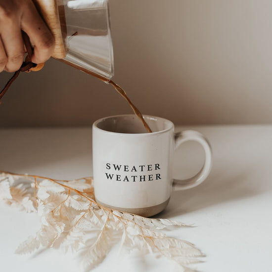 Sweet Water Decor Sweater Weather Stoneware Coffee Mug - lily & onyx