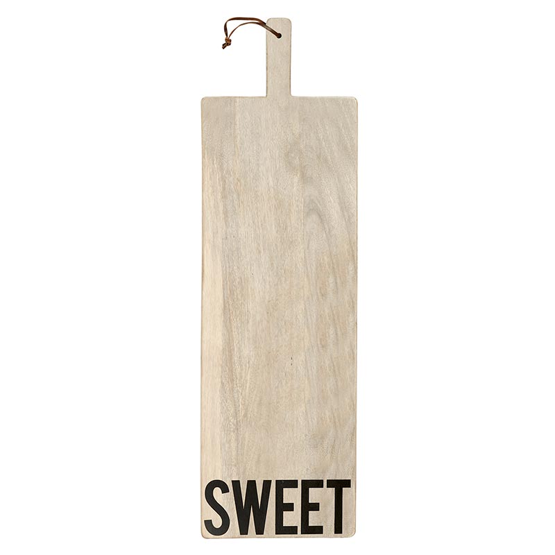 Santa Barbara Design Studio Sweet & Salty Reversible Plank Mango Wood Charcuterie Board - lily & onyx