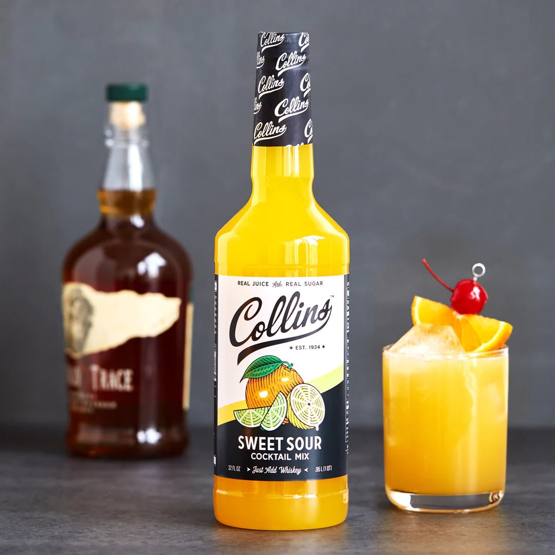 Collins Sweet & Sour Cocktail Mix, 32 Oz - lily & onyx