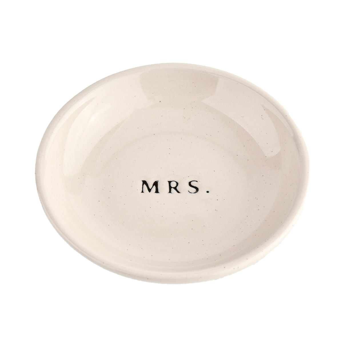 Sweet Water Decor Mrs. Stoneware Jewelry Dish