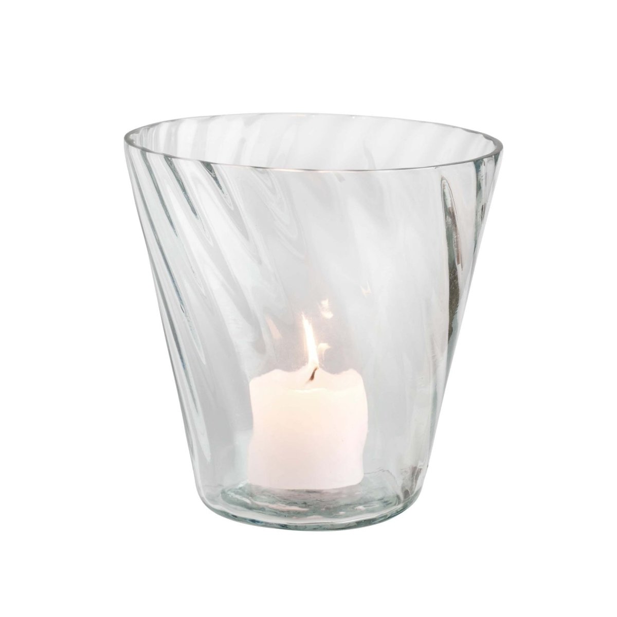 texxture Swirl Glass Votive Candle Holder, Set of 6 - lily & onyx