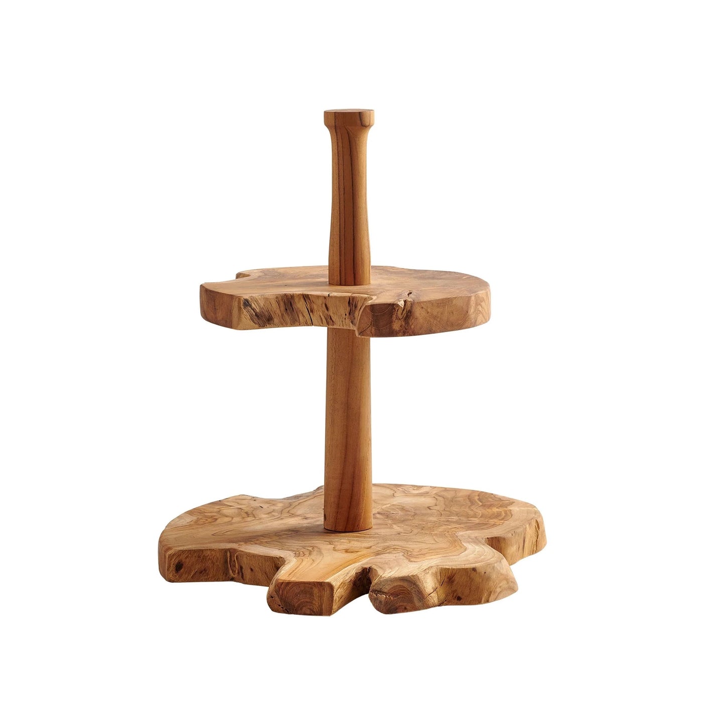 texxture Takara™ Live Edge 2-Tier Teak Riser - lily & onyx