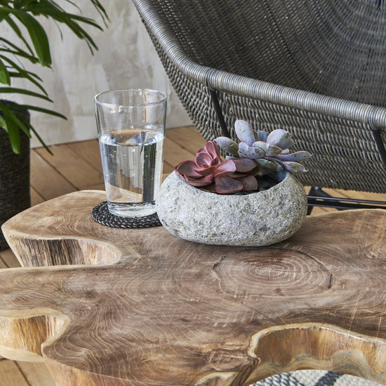 Load image into Gallery viewer, texxture Takara™ Live Edge Side Table - lily &amp;amp; onyx
