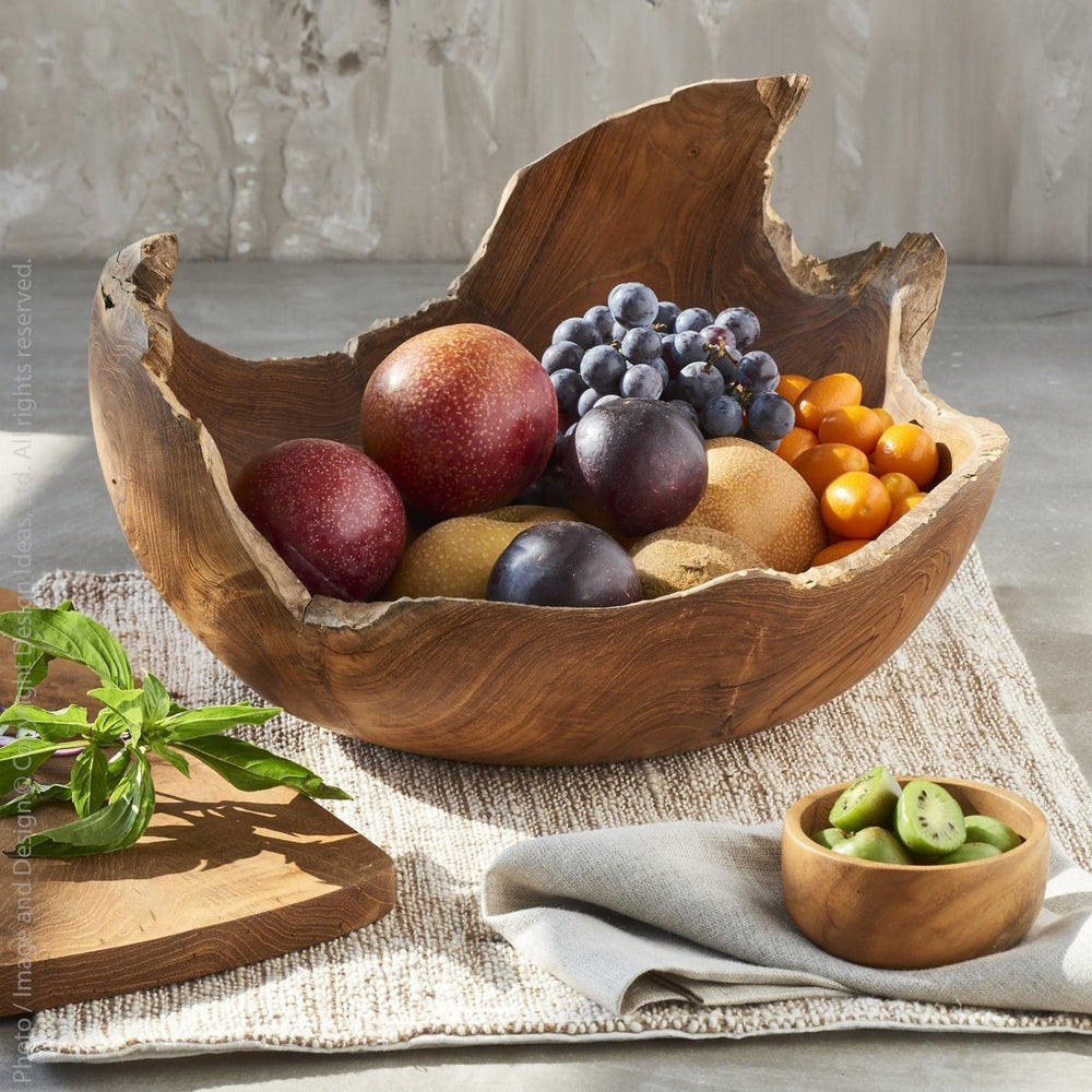 texxture Takara™ Teak Bowl, 11.8