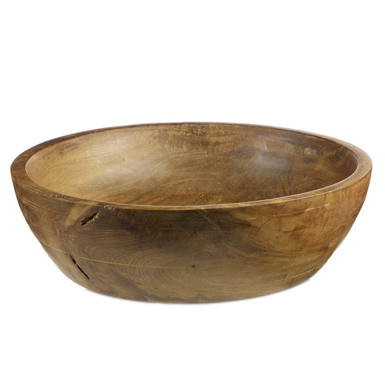 Load image into Gallery viewer, texxture Takara™ Teak Fruit Bowl - lily &amp;amp; onyx

