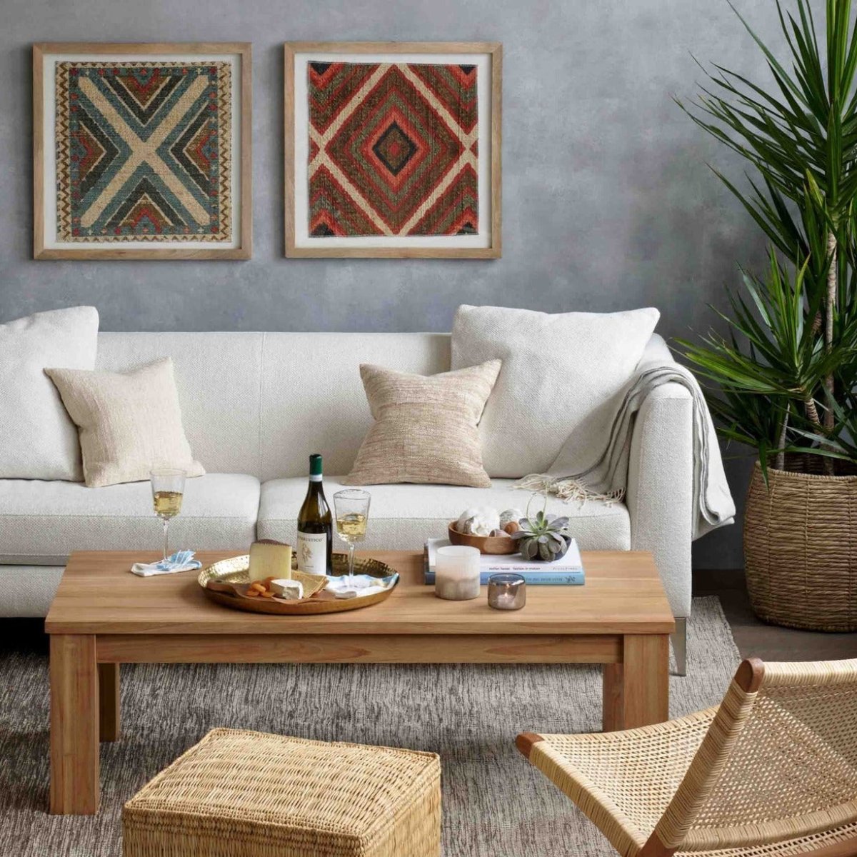 texxture Takara™ Teak Wood Rectangular Coffee Table - lily & onyx