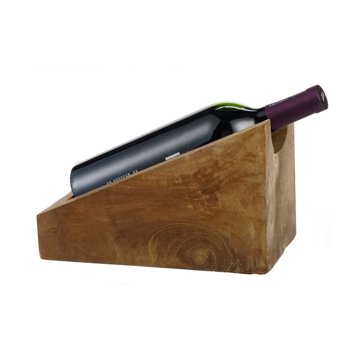 texxture Takara™ Teak Wood Wine Bottle Rest - lily & onyx