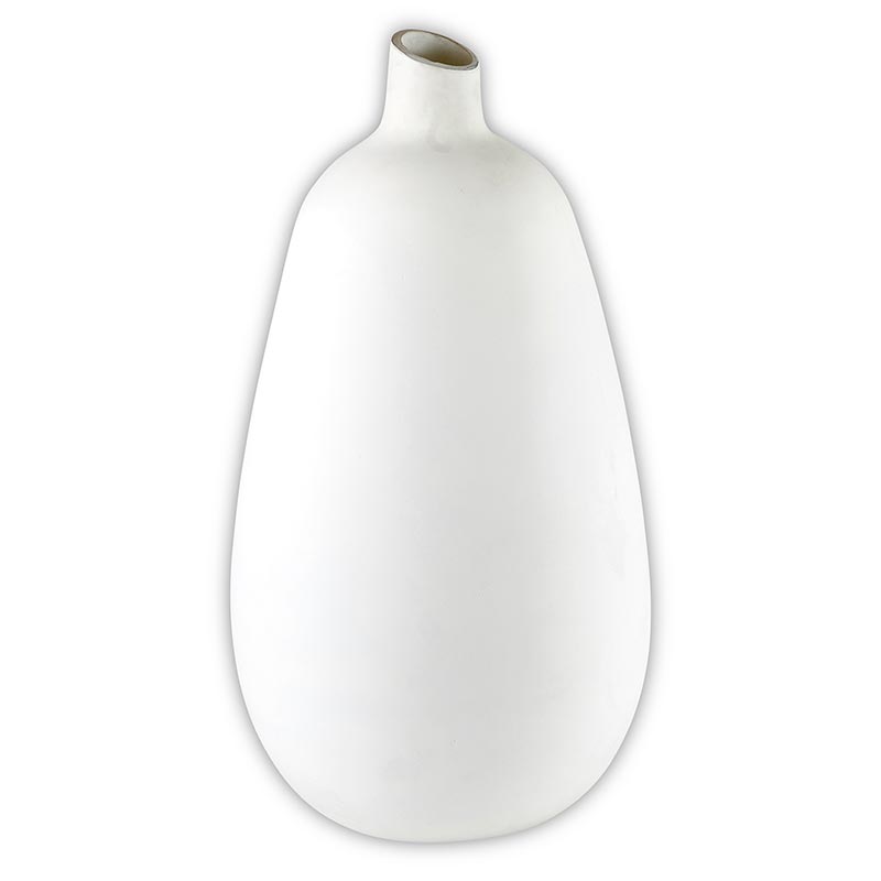 47th & Main Tall Wide Matte Glass Vase - lily & onyx
