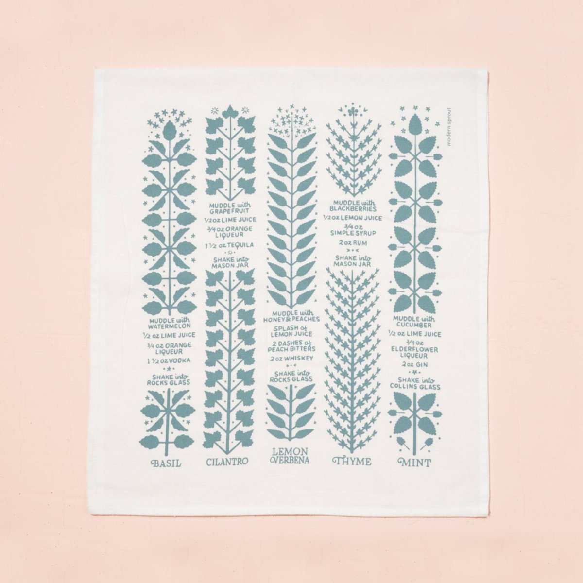 Modern Sprout Tea Towels - lily & onyx