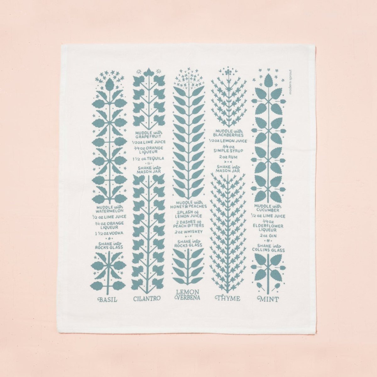 Load image into Gallery viewer, Modern Sprout Tea Towels - lily &amp;amp; onyx
