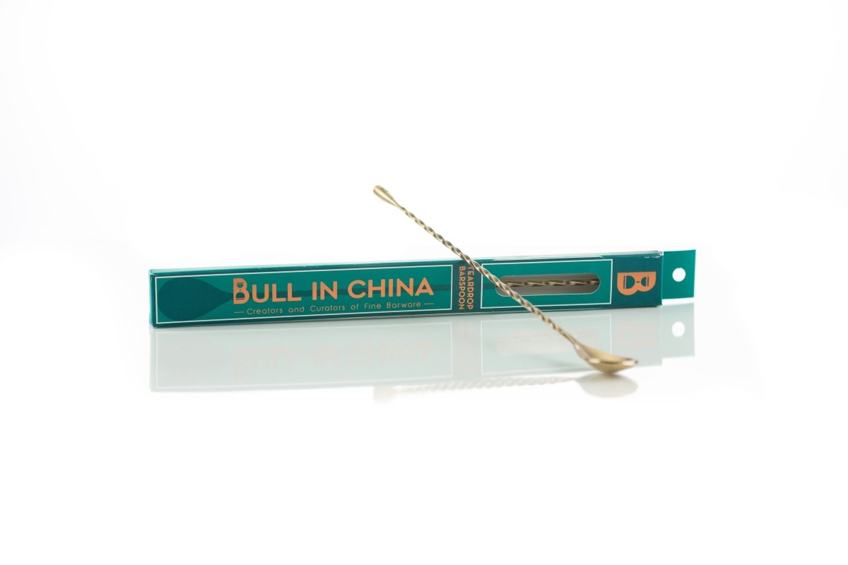 Bull In China Teardrop Barspoon - 12"/30cm (Standard length) - lily & onyx