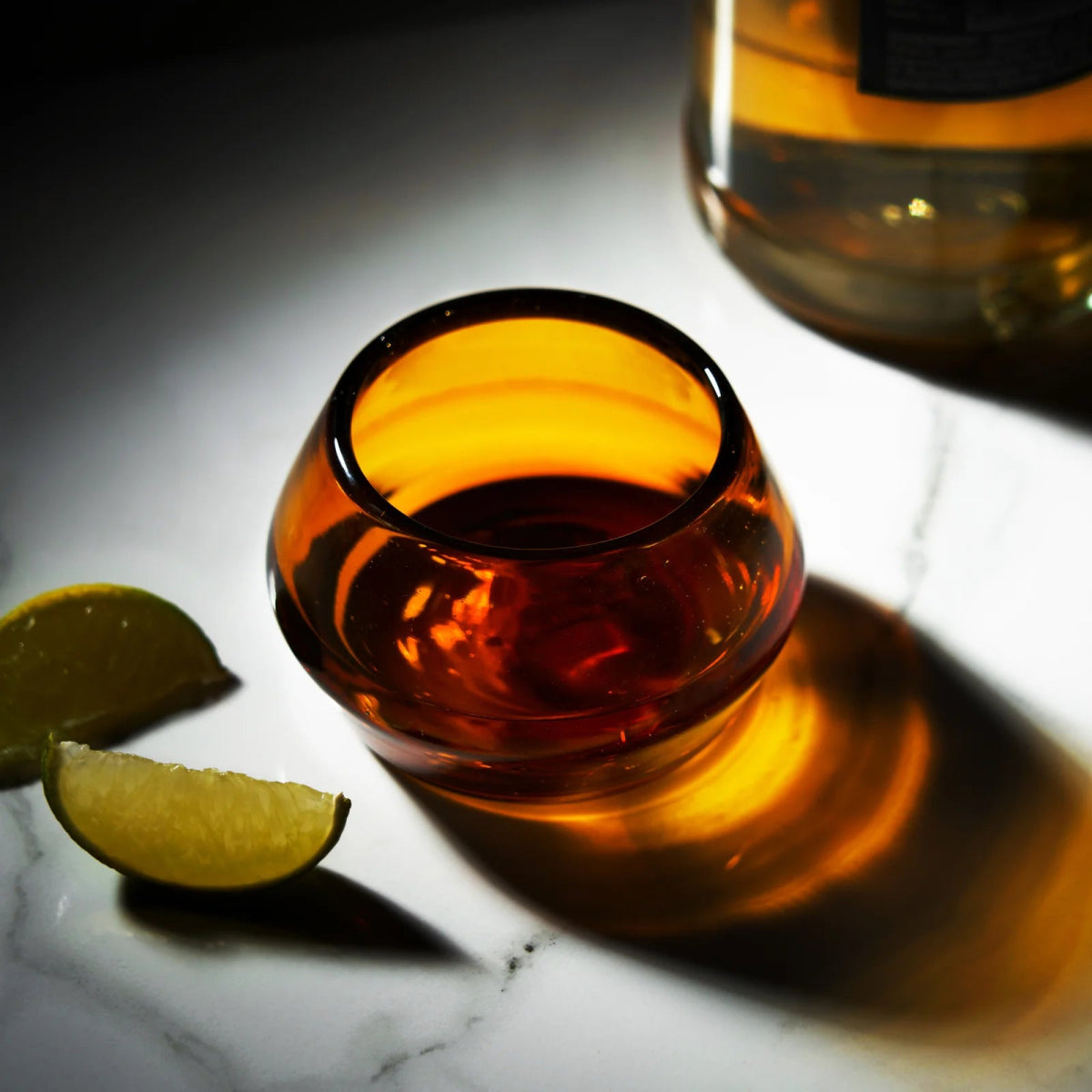 Viski Tequila Copita Glass, Amber - lily & onyx