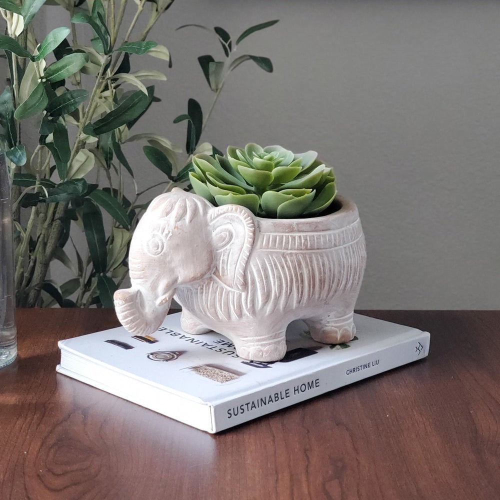 KORISSA Terracotta Pot - Elephant - lily & onyx