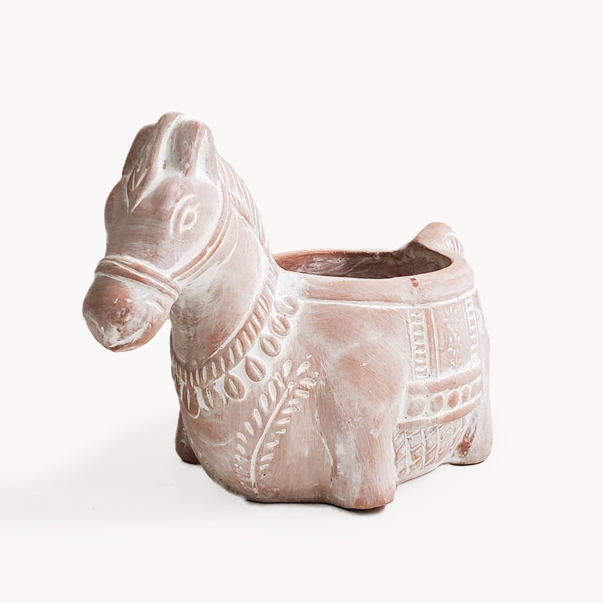 KORISSA Terracotta Pot - Horse - lily & onyx