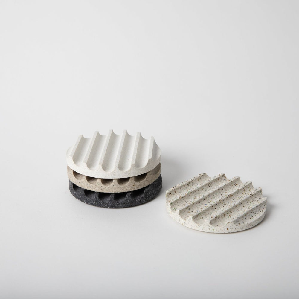 Pretti.Cool Terrazzo Grey Scale Coaster Set - lily & onyx