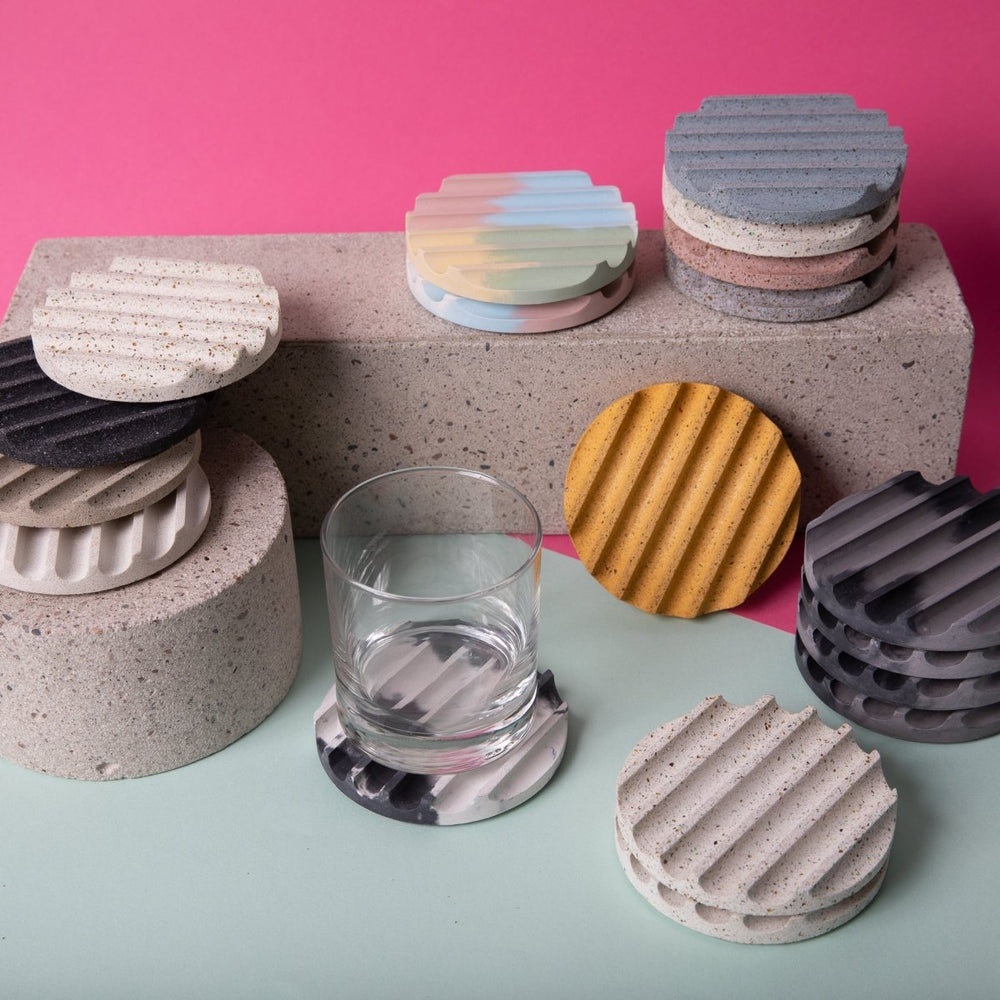 
                      
                        Pretti.Cool Terrazzo Neutrals Coaster Set - lily & onyx
                      
                    