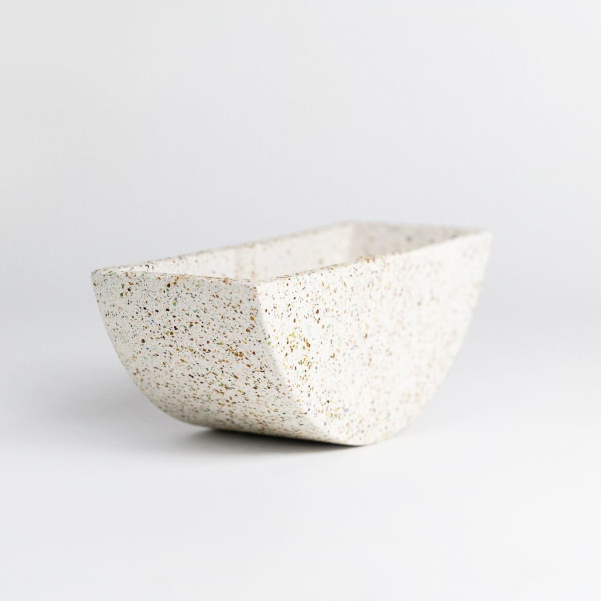 Load image into Gallery viewer, pretti.cool Terrazzo Totter Planter, 9.5 Inch - lily &amp;amp; onyx
