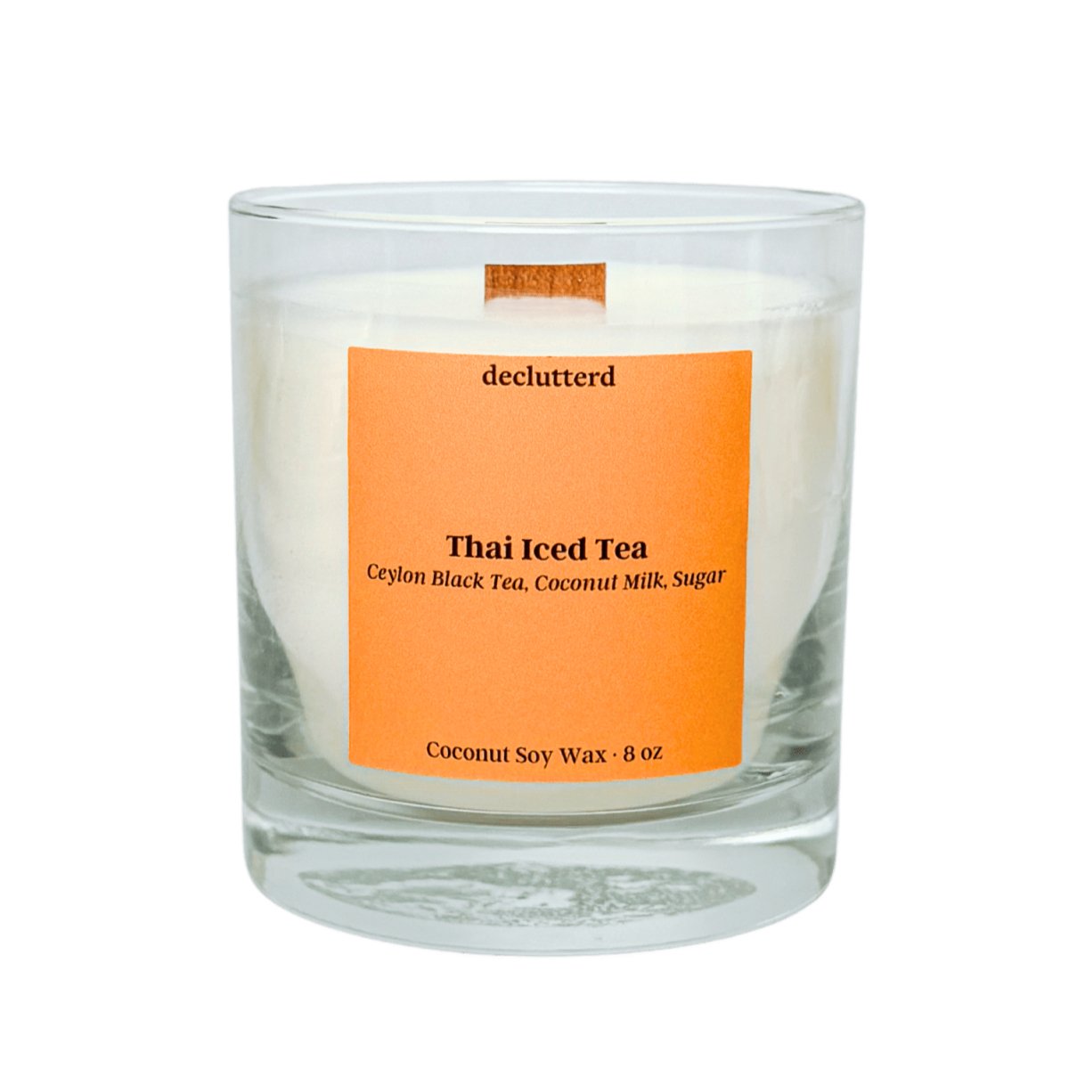 declutterd Thai Iced Tea Wood Wick Candle - lily & onyx