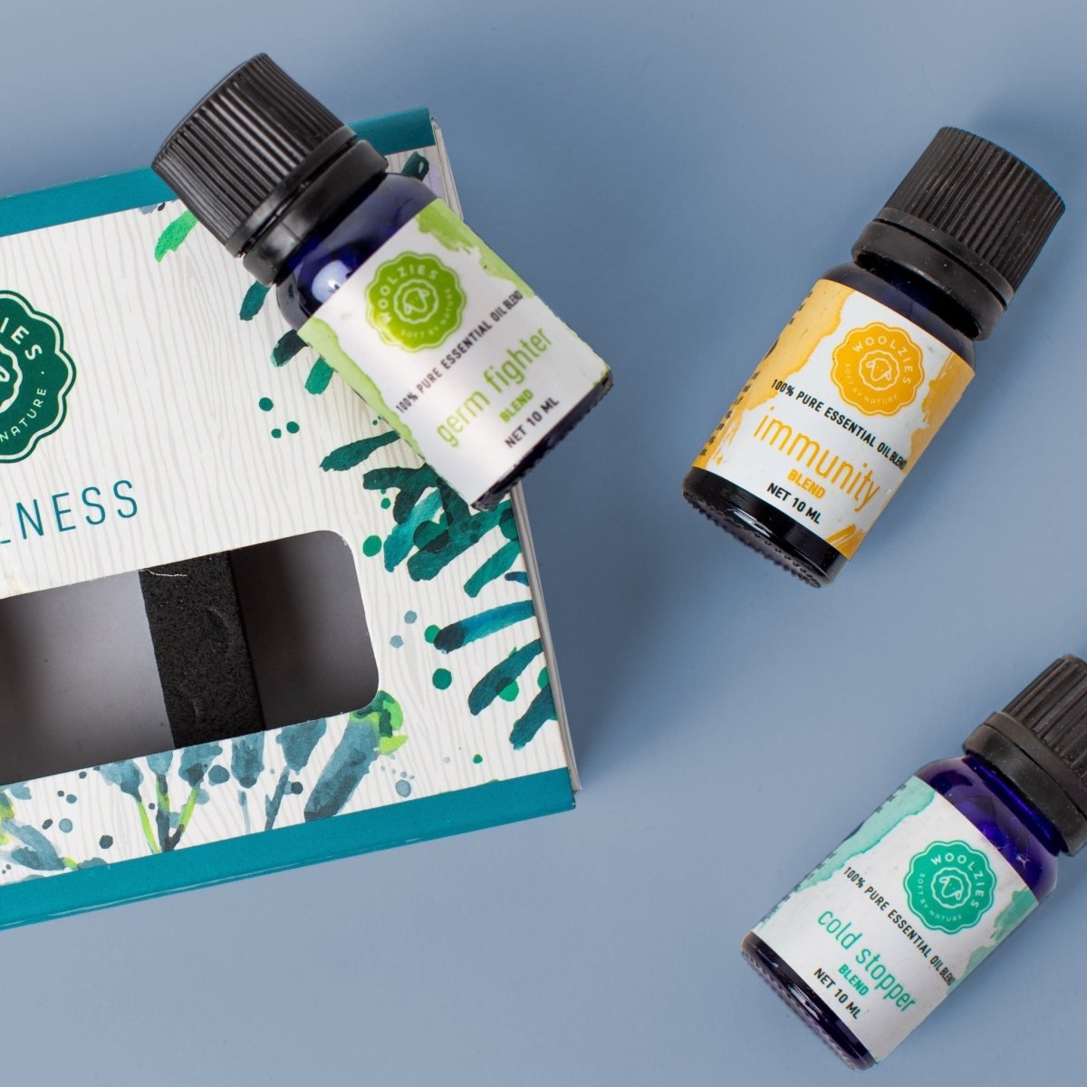 Load image into Gallery viewer, Woolzies The Wellness Essential Blend Oil Collection - lily &amp;amp; onyx

