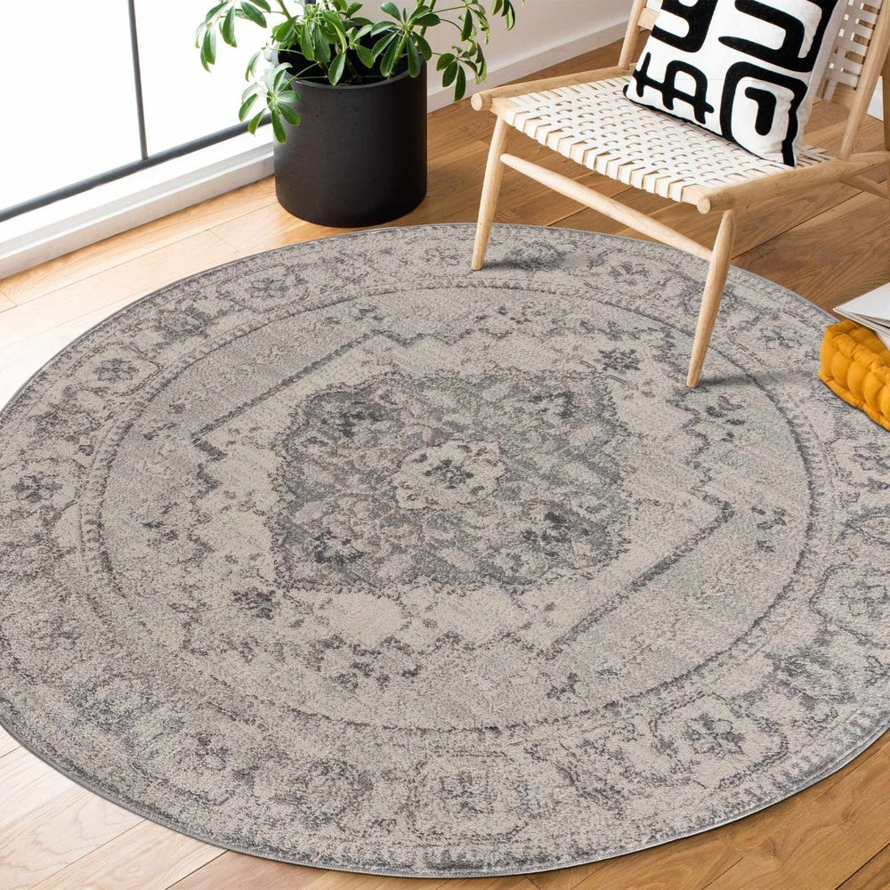 
                      
                        Hauteloom Tigried Ivory & Gray 2315 Area Rug - lily & onyx
                      
                    