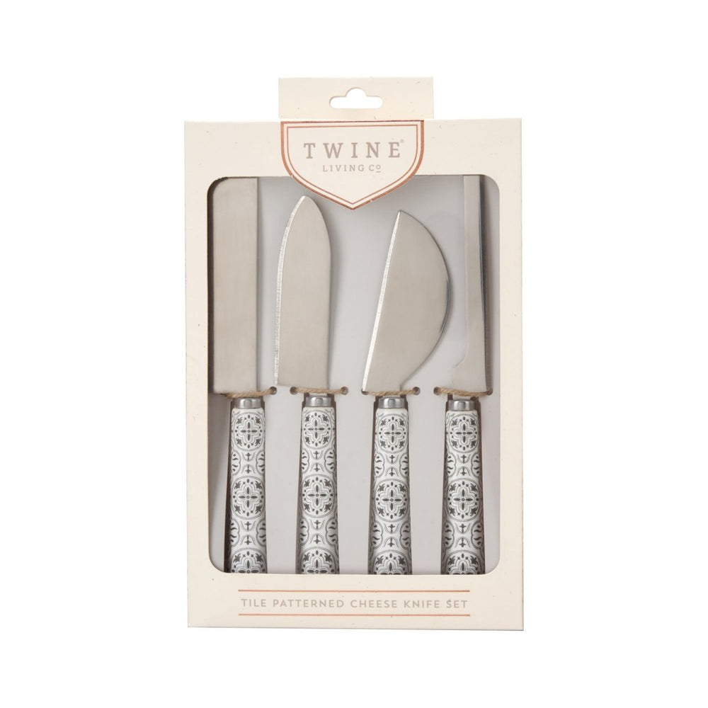 
                      
                        Twine Tiles Stainless Steel Cheese Knife Set - lily & onyx
                      
                    