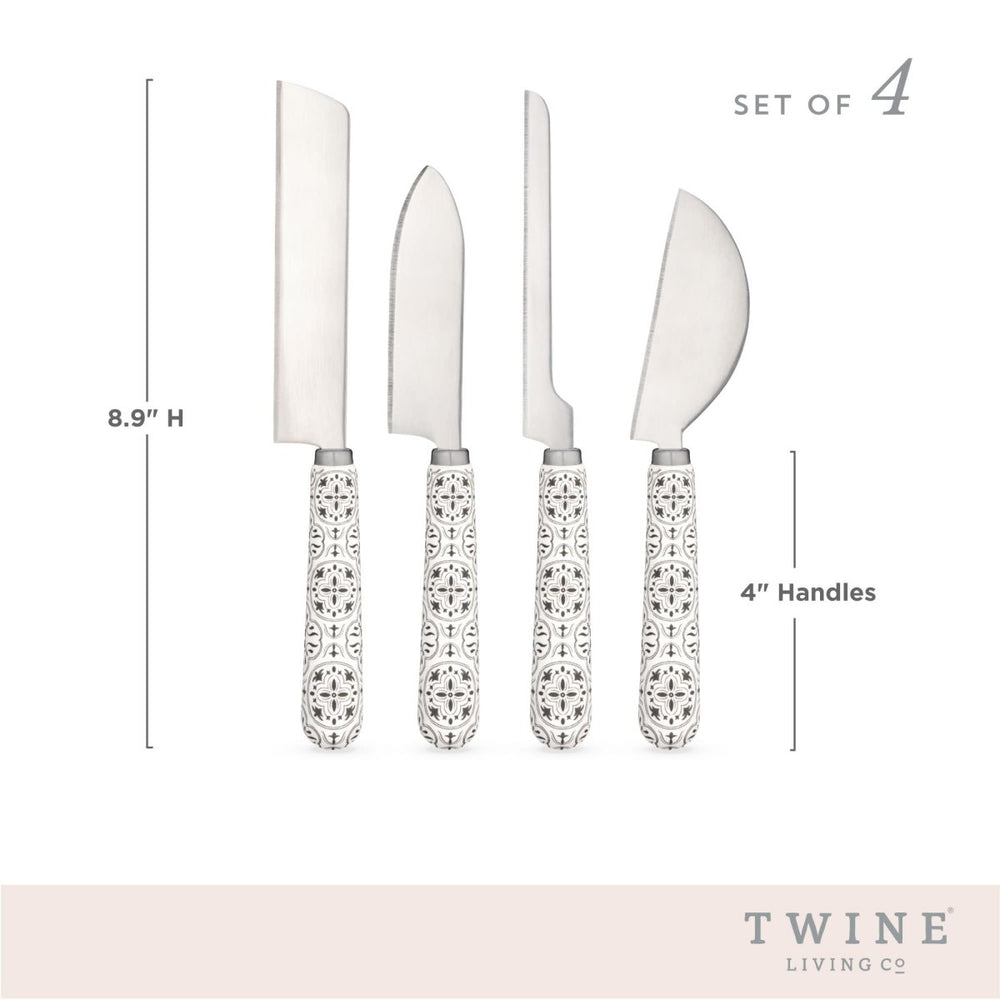 
                      
                        Twine Tiles Stainless Steel Cheese Knife Set - lily & onyx
                      
                    