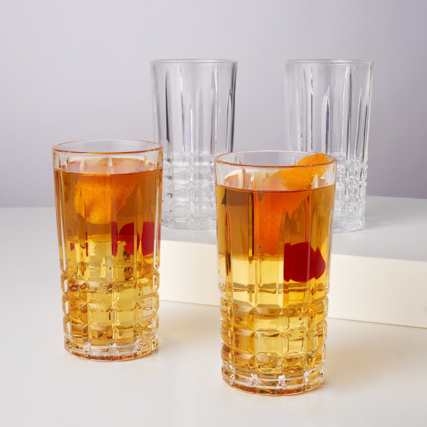 Viski Highland Highball Tumblers, Set of 4 - lily & onyx