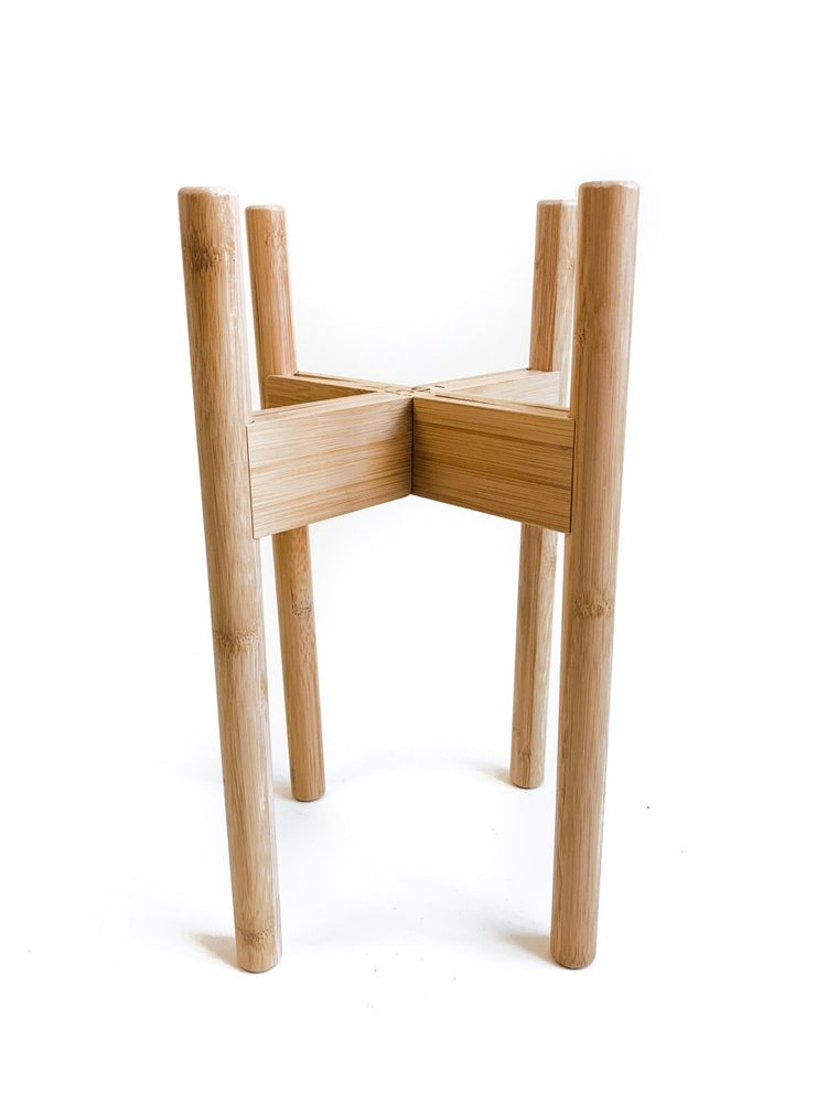 declutterd Top Level Adjustable Bamboo Plant Stand, 8"-12" - lily & onyx