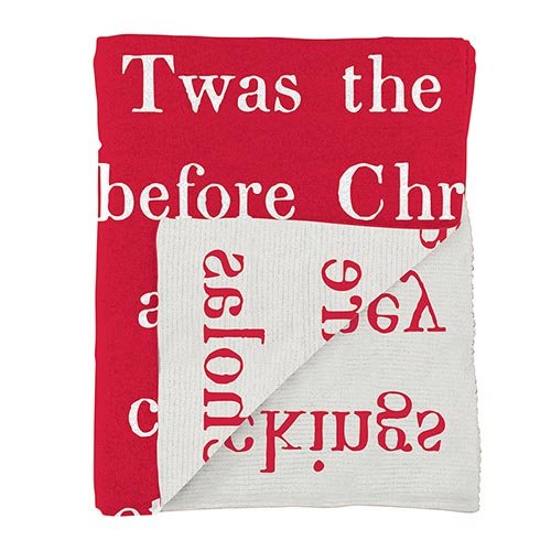 Santa Barbara Design Studio Twas The Night Before Christmas Throw Blanket - lily & onyx