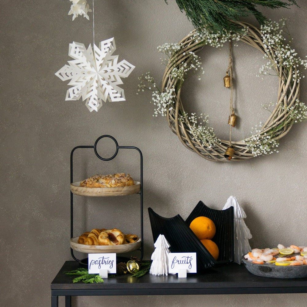 
                      
                        47th & Main Two Tier Metal and Wood Stand - lily & onyx
                      
                    