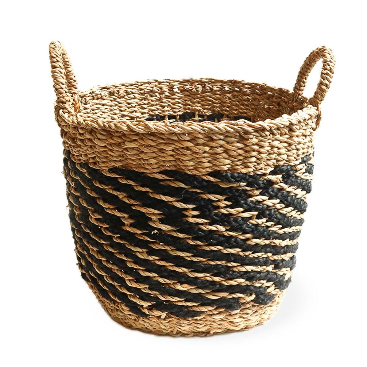 KORISSA Ula Mesh Basket, Black - lily & onyx