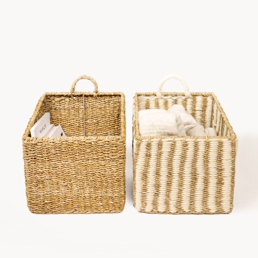 KORISSA Ula Square Basket - lily & onyx